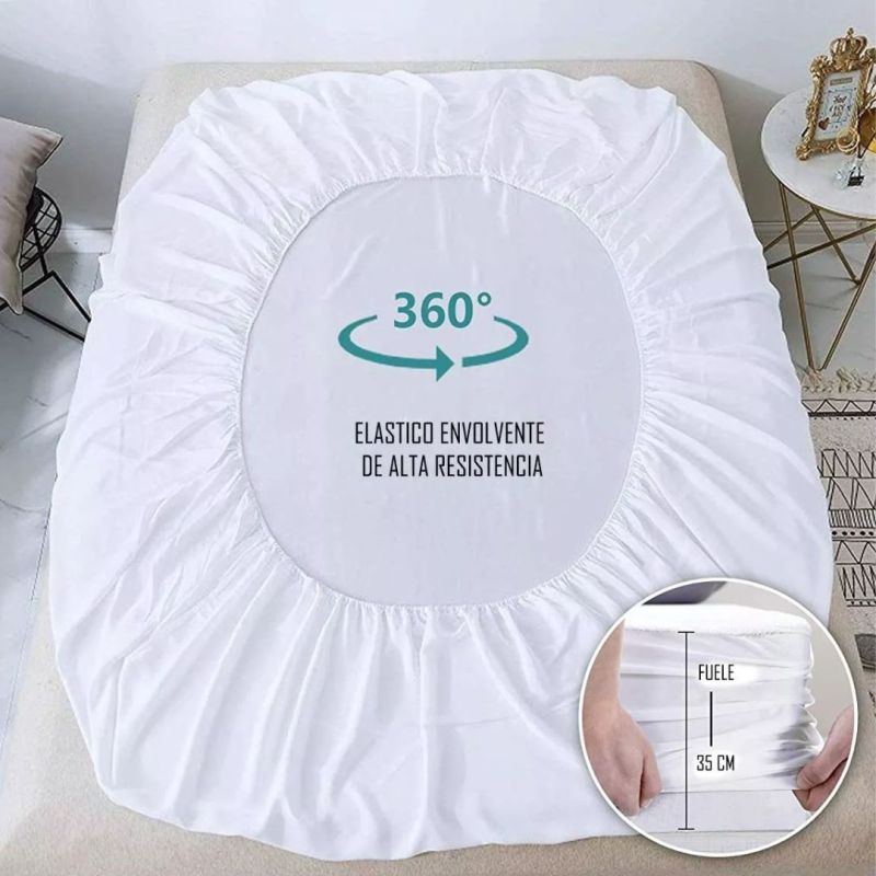 Comprar Protector Terry Antifluido Fundas 200 en Electroshopy - Ángulo 2